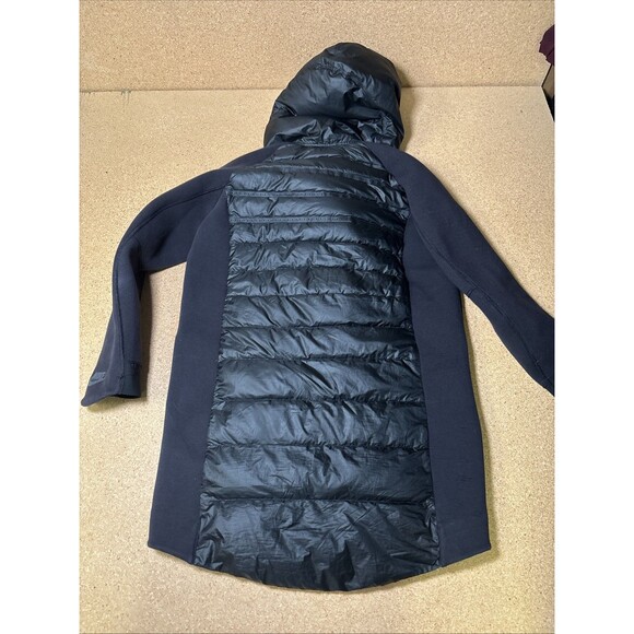 Woman’s Nike Tech Fleece Aeroloft 800 Down Fill Puffer Jacket Parka Size M Black - Picture 5 of 7